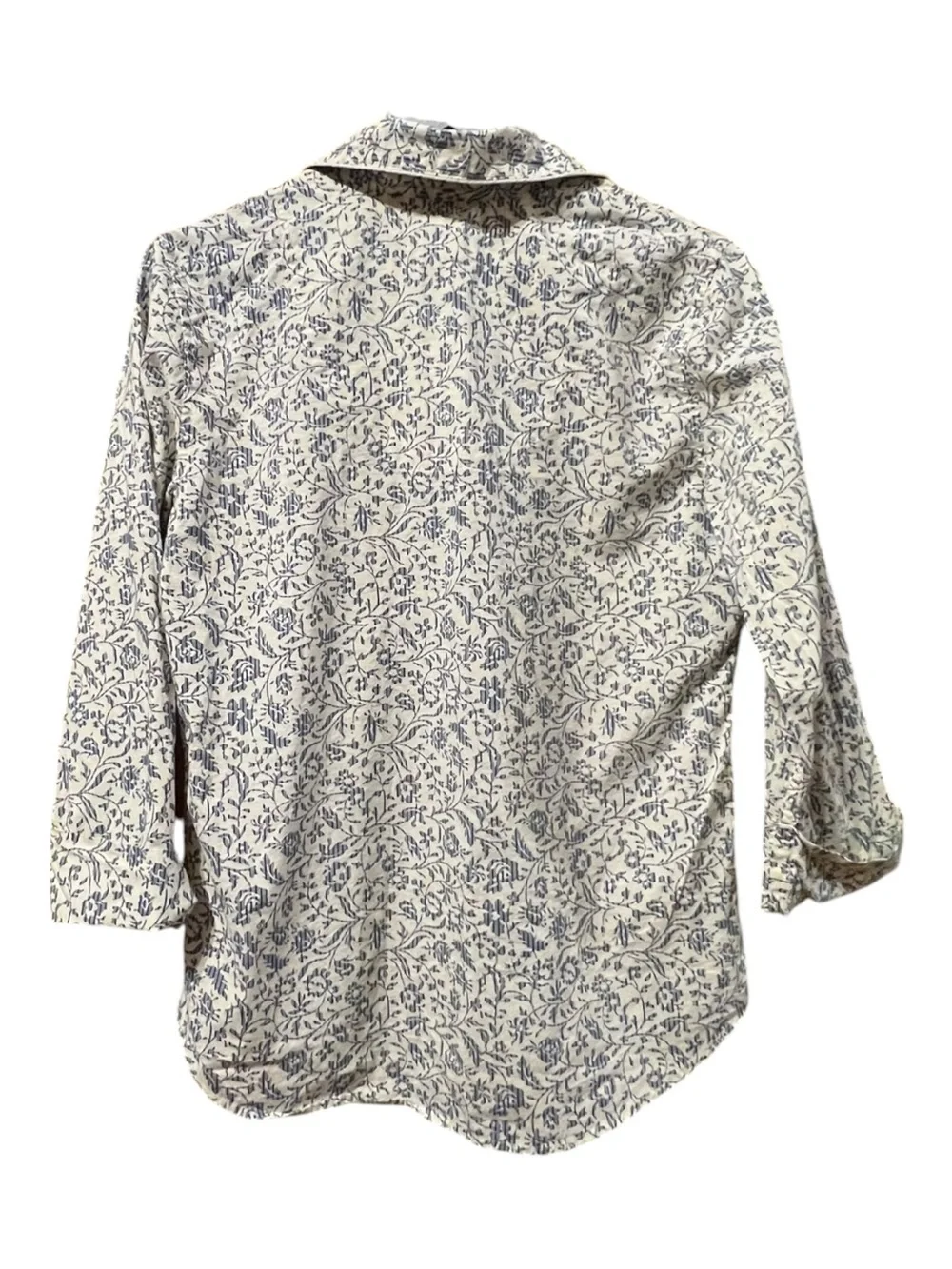 Lauren Ralph Lauren Paisley Cotton Pajama Sleep Shirt Small